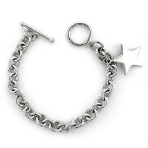 Silver Bracelet LOAS796 High-Polished 925 Sterling Silver Bracelet - £66.45 GBP