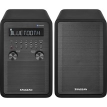Sangean WR-50P FM-RBDS/AM/Bluetooth Wood Cabinet Table Top Stereo Digita... - £231.60 GBP