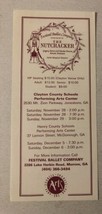 Nutcracker Ballet Jonesboro Georgia Vintage Brochure  BR17 - $8.90