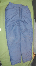 CONNECTORS BLUE SKI WINTER COLD WEATHER SNOWBOARD PANTS WOMENS MEDIUM 10-12 - $23.48