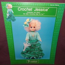 Crochet Jessica Fashion Doll Dress Pattern 1990 Booklet PRE804 Td Creations - $9.99