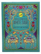 15 Gm White Sage Incense Sticks Indian Heritage - £16.83 GBP