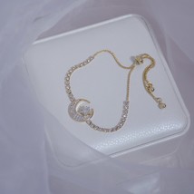 Japanese&amp;Korea Fashion Brand Jewelry Zirconia Star Charm Bracelets Bangles Cryst - £9.92 GBP