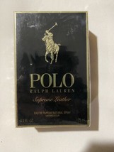 Polo Ralph Lauren Supreme Leather Eau De Parfum 4.2 Fl Oz For Men NIB Sealed - £160.02 GBP