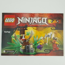 Lego Ninjago Jungle Trap 70752 Building Instruction Manual Replacement Part - £2.31 GBP