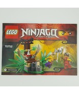 Lego Ninjago Jungle Trap 70752 Building Instruction Manual Replacement Part - £2.32 GBP