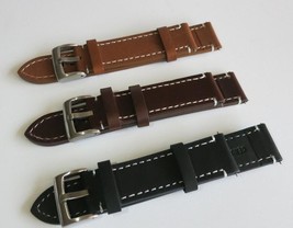 GF8520A Genuine Leather Watch Band Strap 23mm 24mm for Replacing Old Bracelet - £10.22 GBP