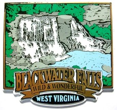 Blackwater Falls Wild and Wonderful West Virginia Fridge Magnet - £6.36 GBP