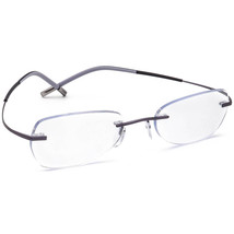 Silhouette Eyeglasses 7581 40 6057 Titan Violet Rimless Frame Austria 50[]19 145 - £118.02 GBP