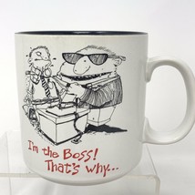 I’m The BOSS! That&#39;s Why John Lamb Papel Korea Coffee Cup Mug Gift for B... - $13.81