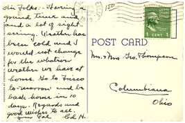 1949 Busy Persons Correspondence Card Palm Springs, California - £9.64 GBP