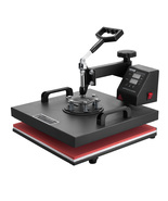 VEVOR 8 in 1 Professional Heat Press, 360° Swing Away, 15 x 15 in, 110V,... - $205.86