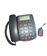 Medical 911 Alert System Telephone With Talking Caller ID Waterproof Pen... - $98.77