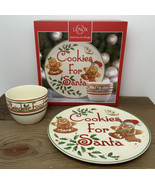 Vintage Lenox Cookies for Santa Set, Reindeer Food, Countdown til&#39; Chris... - $117.81