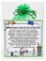 Veterinary Nurse Survival Kit - Fun, Novelty Gift &amp; Greetings Card /Secret Santa - £6.19 GBP