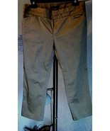 JONES NEW YORK SIGNATURE STRETCH WOMEN KHAKI  BEIGE TAN PANT SIZE 6  - €6,01 EUR