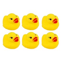 6pcs-MINI Floating Ducky Easter Bunny Elf Doll Baby Bath Party Favor Cake Topper - £7.43 GBP