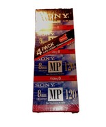 Sony P6-120MP 120 Minute, 8mm Video Cassette - Pack of 4 Brand New - $33.37 CAD