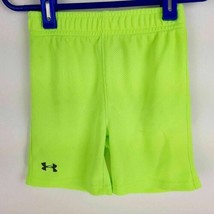 Under Armour Toddlers Athletic Shorts Size 24 Months Fluorescent Green TK4 - £5.83 GBP