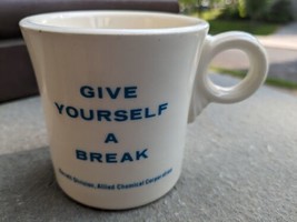 RARE Vintage Fiesta Tom and Jerry mug Advertising &quot;give yourself a break&quot; - £47.16 GBP