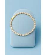 8.5 Inch Tennis Bracelet 18K Gold Plated 4.0mm  Round Cubic Zirconia - €21,27 EUR
