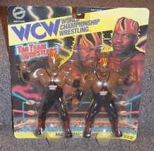 Vintage 1994 WCW Harlem Heat Booker T &amp; Stevie Ray Figure Set New In The Package - £279.12 GBP