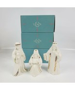 Lenox China Jewels Nativity Figurines 3 Kings Balthazar Melchior Gaspar ... - £134.36 GBP