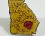 Georgia State Map Lapel Pin - $9.89