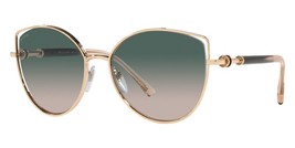 BVLGARI Sunglasses BV6168 20142C Pink Gold Frame W/ Light Brown Gradient Green - £182.56 GBP