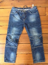 Animale Brazilian Distressed Dark Wash Straight Leg Funky Designer Jeans... - £63.00 GBP