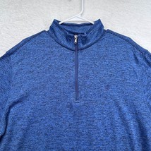Izod Sweater Adult Extra Large Golf Outdoor Advantage 1/4 Zip Sweatshirt Mens - £22.15 GBP