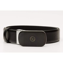 The Marzano Black Color Calfskin Belt image 5