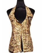 Free Shipping in US - Quilted Pure Silk Kantha Reversible Vest from Jaipur - $49.49