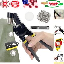 Lightweight Grommet Setter with Automatic Return - 500pcs 10mm Grommets ... - $63.35