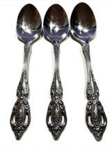 Oneida Monte Carlo Set 3 Teaspoons Spoons Deluxe Stainless Flatware - £18.54 GBP