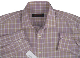 NEW $375 Etro Shirt! e 46  (Approx US XXXL or 18.5)  *Italy*  Light Purple Plaid - £88.96 GBP