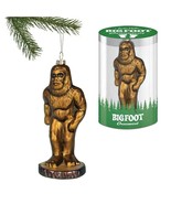 BIGFOOT ORNAMENT 5.5&quot; Blown Glass Sasquatch Christmas Tree Holiday Pacif... - $379.20 MXN