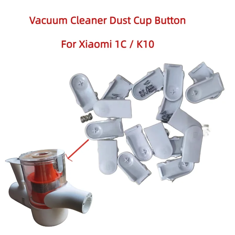 Button For XiaoMi MiJia 1C/K10 /G9/G10/G10PlusWireless Vacuum Cleaner Parts Dust - £24.49 GBP+