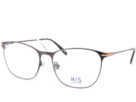 H.I.S By Mpg HT4241 001 Gunmetal Grey /Apricot Unique Eyeglasses His 52-15-145mm - $79.20