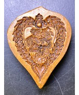 Springerle Gingerbread Cookie Stamp Mold Wreath Heart with Love Couple i... - £14.99 GBP