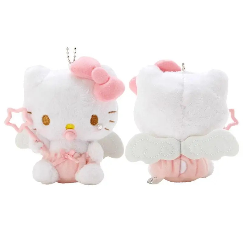 Sanrios Hellokittys Baby Holding Star Stick Kawaii Baby Pendant Plush Cartoon - £16.49 GBP