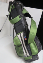 USKG Stand Golf Bag Junior 30” Inch Double Strap 57-39 Green Youth US Kids - $49.45