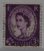 Vintage Stamps Great Britain England British Uk Gb Elizabeth Three 3 D X1 B2 - £1.38 GBP
