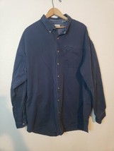 vintage ll bean longsleeve black mens size XL 90S Y2K - £12.87 GBP