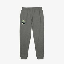 LACOSTE MEN&#39;S Pennants Badge Fleece Pants Grey Chine, SZ XL (XH7442 1VQ) - $26.80 CAD