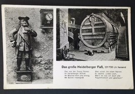 Vintage Postcard Germany RPPC Real Photograph Das Grosse Heidelberger  - $15.00