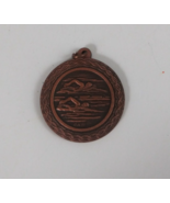 Vintage 1982 Swimming Medal Pendant - $267.43 MXN