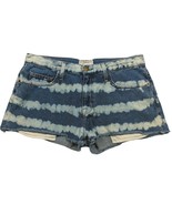 Current/Elliott The Boyfriend Short Booty Denim 27 Blue Indigo Painted S... - $626.35 MXN