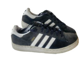 Adidas Campus Men&#39;s Sz US 4.5 Gray Suede Low Top Lace Up Athletic Shoes - $12.19