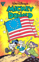 Walt Disney&#39;s Mickey &amp; Donald Comic No. 14 Oct. 1989 (Original 1945) Gla... - $8.95